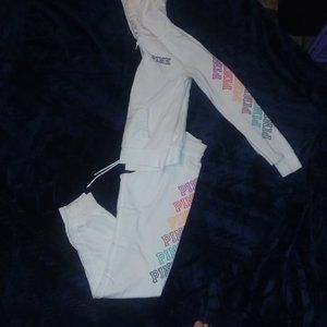 V.S.PINK  sweat set RARE!